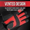 Victor Fitness VG04 Series Full Finger Men's Gloves (Large, Black/Orange)