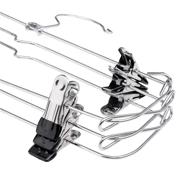 Unbranded Chrome Metal Hanger - 6-Tier for Pants/Skirts, Heavy Duty,