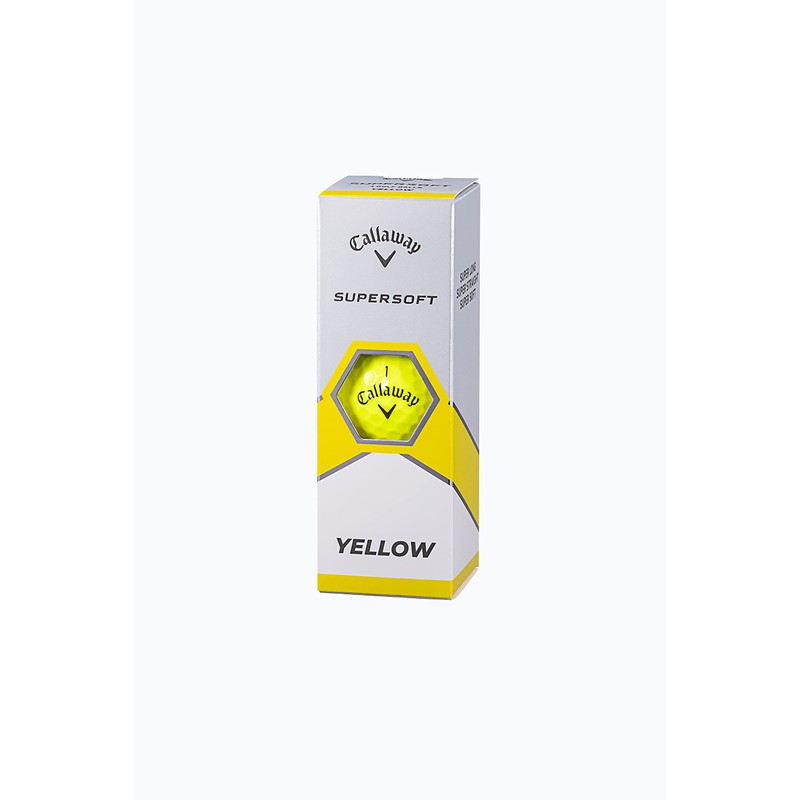 Callaway Supersoft 23 YLW Golf Balls, 1 Dozen (12 Piece),