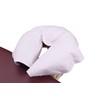 Sposh Microfiber Large Face Rest Cover White