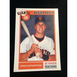 10 Count LOT San Francisco Giants BUSTER POSEY 4x6 Promo Postcard Card TOYOTA