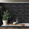 WALPLUS 12 Sheets Tile Stickers Glossy Removable Stick on Wall