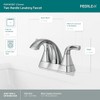 Peerless P2535LF Parkwood Two Handle Lavatory Faucet Centerset, Chrome