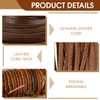 10 Yards Flat Genuine Leather Cord, Real Leather Strips, Leather