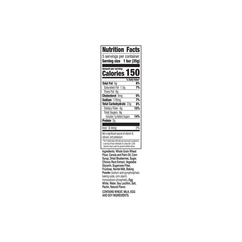 Nature Valley Blueberry Soft-Baked Muffin Bars, 5 ct, 6.2 oz