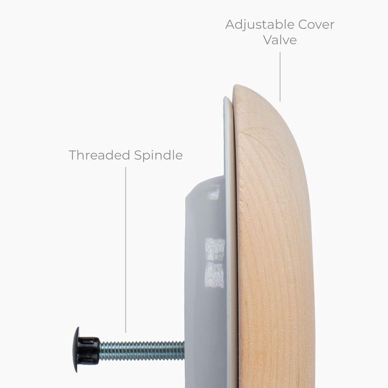 HVAC OV Ø4 Inch Round Sauna Air Diffuser - Adjustable