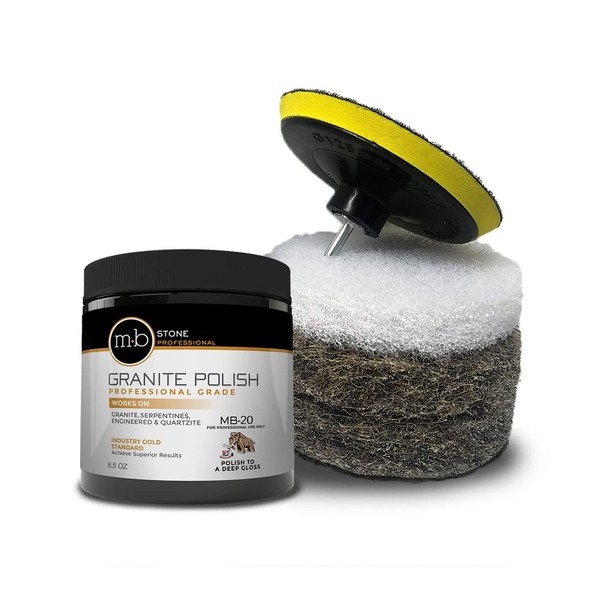 MB Stone MB-20 Polishing Kit - Granite Polish, Granite Polishing