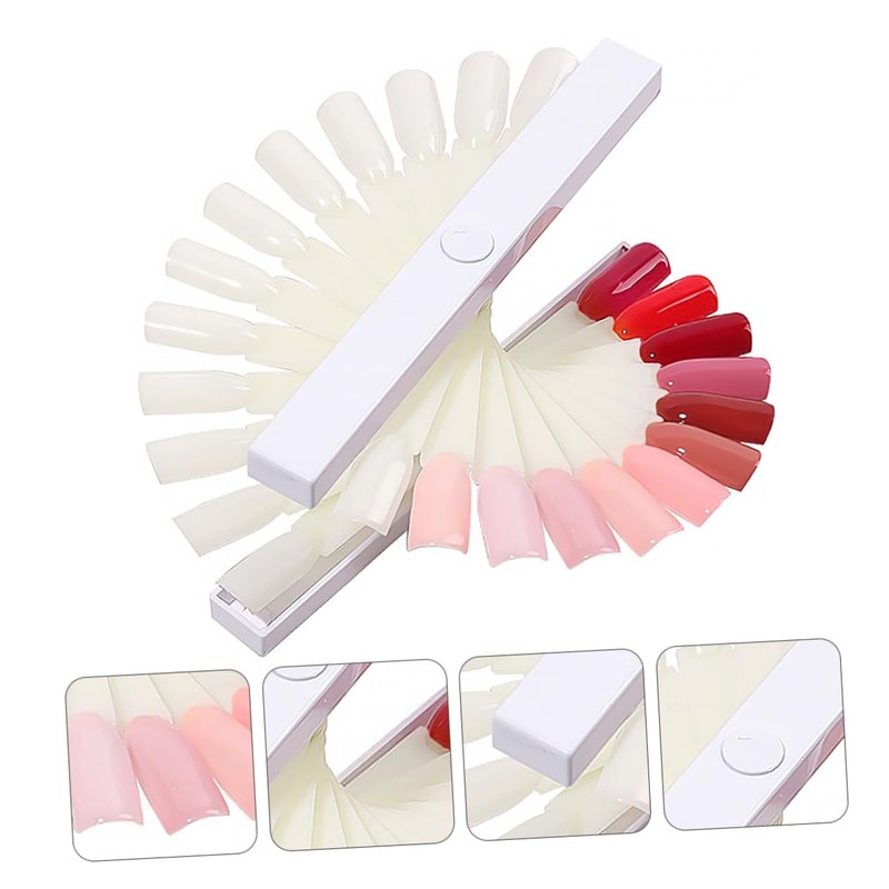 FOMIYES 1set Nail Practice Tips Display Board Lightweight and for