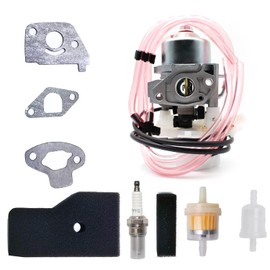 Carburetor with Air Filter Spark Plug Gasket Fuel Line EU2000I Carburetor for Honda EU2000i EB2000i EU2000iK1 EU2000iT1 Generator Carb Replace 16100-Z0D-D01 16100Z0DD01