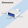 Magnet 6 Pack USB C to USB 2.0 Adapter, OTG