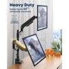 STANDOPIA Vertical Dual Monitor Mount for 17-45 inch Ultrawide Screens