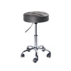 Leopard Round Rolling Stools, Adjustable Work Medical Stool with Wheels