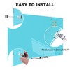 White Board Dry Erase Board 36x24 Inches Magnetic Glass Whiteboard,