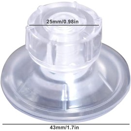 Hsthe Sea Pack of 10 Bowl Augers for Caravan Awning Drive Away Awning Attachment Set High-Grip Suction Cups for Campervan Motorhome Motorhome Boats Home