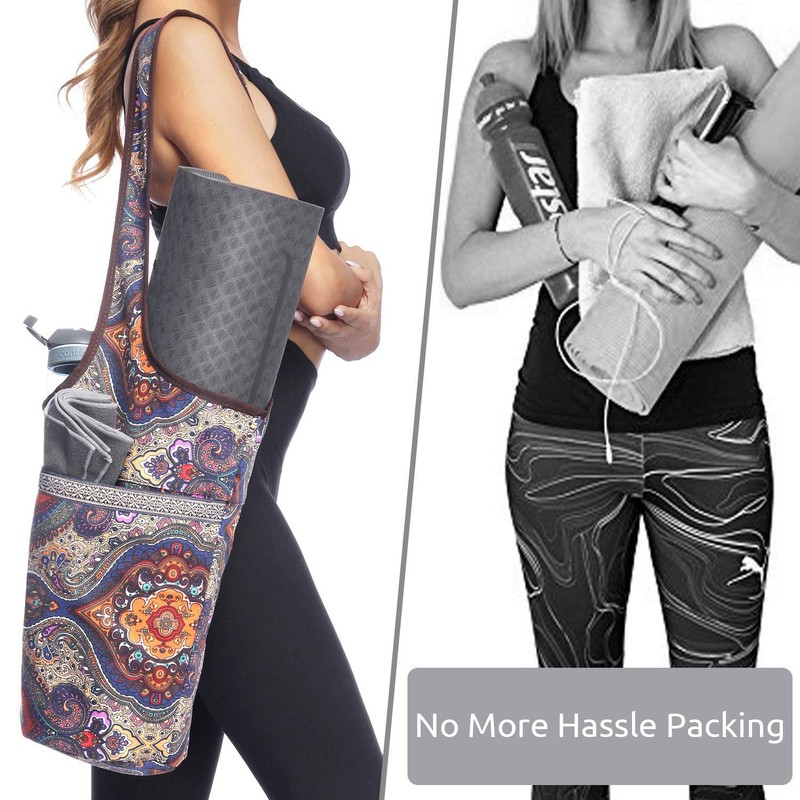 Ewedoos Yoga Mat Bag Yoga Bags with Large Size Pocket
