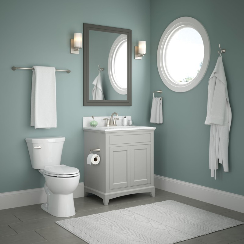 Delta ARV64-DN Arvo 4-Piece Bath Hardware Set 18-in Towel Bar