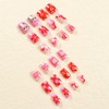 Short Square Press on Nails Valentine’ s Day Fake Nails