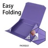 PACKGILO 1 Pack Purple Gift Box with Lids Small 12