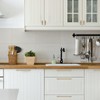Haliwu 10 Pack Gold Cabinet Handles, Brushed Brass Cabinet Pulls