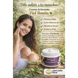 Crema Facial Artesanal Piel Bonita