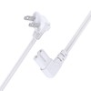C7 Power Cord 2-Slot Non-Polarized 90 Degree Angle SPT-2 18AWG