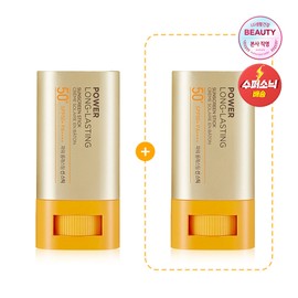 The Face Shop [1+1] Power Long Lasting Sun Stick 18g / 더페이스샵 [1+1] 파워 롱 래스팅 선스틱 18g
