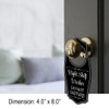 Night Shift Worker Do Not Disturb Door Hanger | House