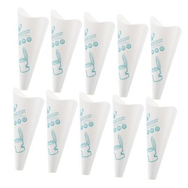Totority 12pcs Disposable Paper Urinal Funnels for Women Convenient Stand Up Urination Device for Outdoor Activities Travel Camping and Hiking Hydrophobic Female Accessory