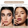 KYDA Warm Brown Liquid Contour, Natural Brown Cream Contour |