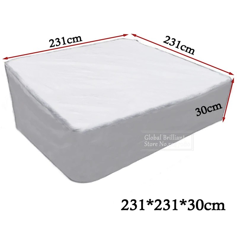 210D Oxford Square Hot Tub Cover, 78.7 x 78.7 x