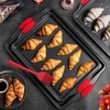 Baking Sheet Set, 3-Piece Cookie Sheet Set with Silicone Handles,