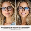 Blue Light Blocking Glasses For Woman/Men,Computer Glasses,Anti Eyestrain & UV