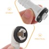KOMBIUDA 6pcs Drain Hose Connector Kit Elbow Adapter for Air