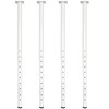 QLLY Adjustable Metal Table Leg, 24-40 inch, 60-100cm, Home Office
