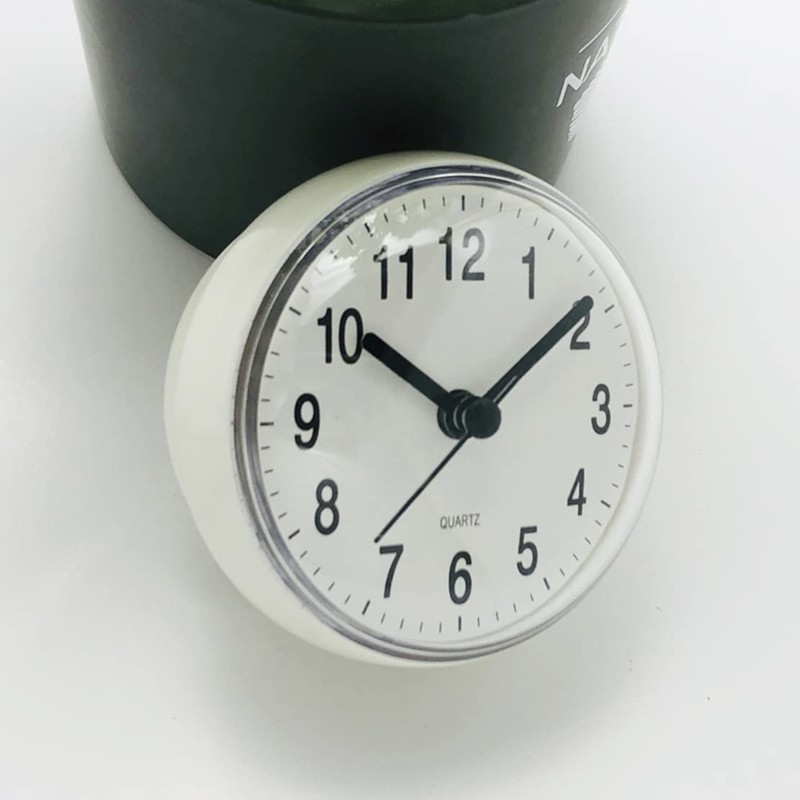 Verve Jelly Shower Clock Mini Wall Clock with Suction Cup,