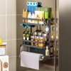 San Dream Magnetic Spice Rack for Refrigerator Magnetic Fridge Shelf