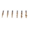 6Pcs Hex Shank Drill High Speed Steel Tap Chamfer Spiral