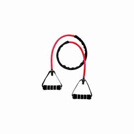 IBF Iron Body Fitness Resistance Band, Exercise Cord with Protective Sleeve - Light Resistance