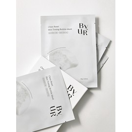 Clean Reset Skin Toning Bubble Mask 4 sheets / 클린 리셋 스킨 토닝 버블 마스크 4매