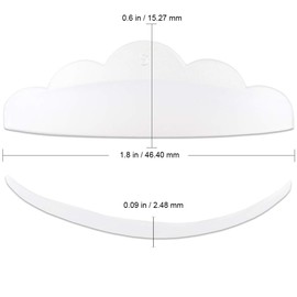 Dolly's Lash Eyelash Silicon Pad (Available Size: Small, Medium, Medium 1, Medium 2, & Large) (2 Boxes (20pcs), SMALL)