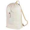 Laundry Bag Backpack, Canvas Laundry bag with Straps & Large