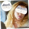 WHAMVOX 1pc Plush Lovely Pattern Sleeping Eye Mask Soft Blindfold