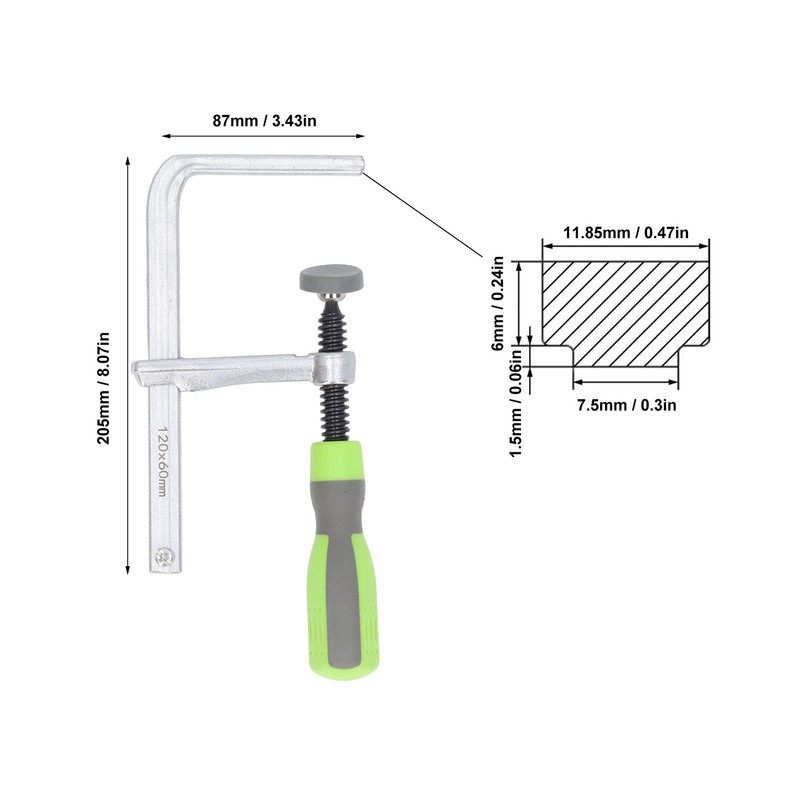 Dovetail Clamp Alloy Steel Anti Slip Strong Bearing Bend Resistant