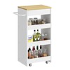 IRONCK Slim Storage Rolling Cart with Drawer and Wheels and