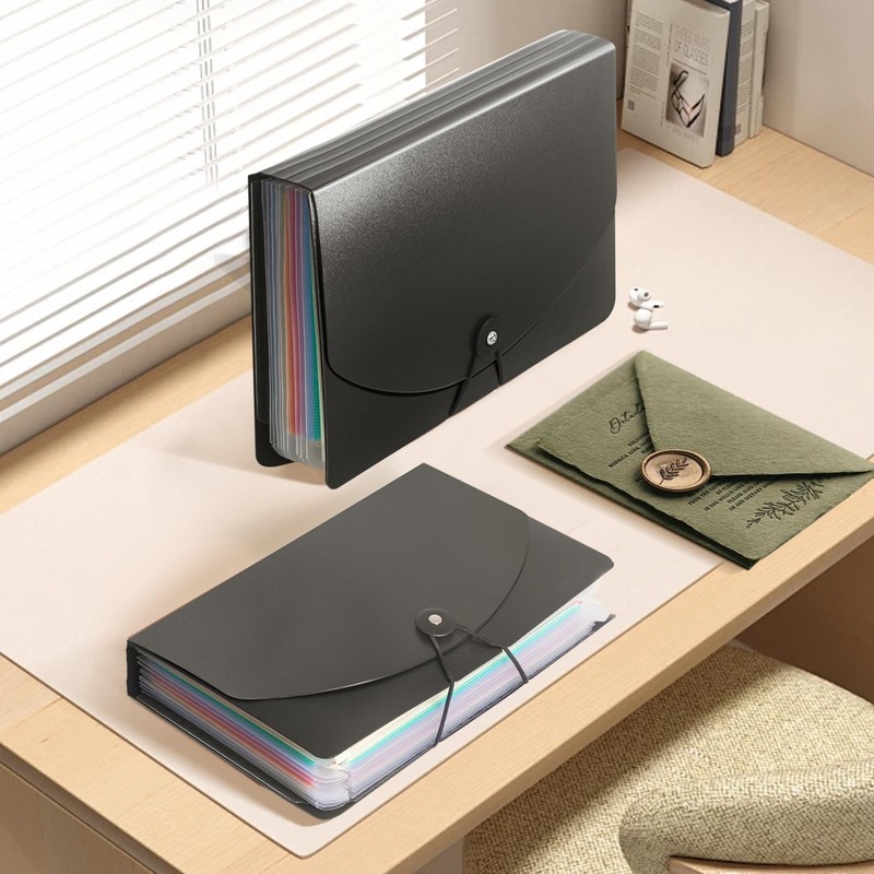 Vowcarol Greeting Card Organizer Expanding Organizer Greeting Card Storage Box