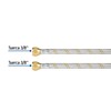 Foset FGA-50X, Manguera flexible de 500cm para gas, trenzado de