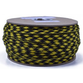 Bored Paracord - 1', 10', 25', 50', 100' Hanks & 250', 1000' Spools of Parachute 550 Cord Type III 7 Strand Paracord Well Over 300 Colors - Stryker - 250 Foot Spool