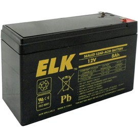 Elk ELK-1280 12V 8Ah Sealed Lead Acid Battery