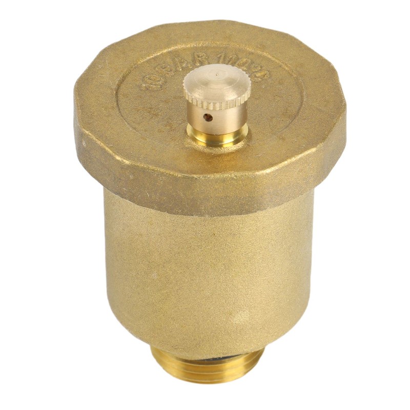 Veumoie Brass Automatic Air Vent Valve 1/2 inch Male Thread