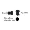 Speedy Fasteners Black Aluminium Motorcycle Wind Screen Windshield Bolts Washers